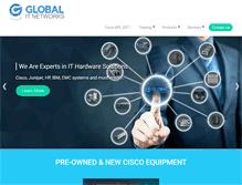 Tablet Screenshot of globalitnetworks.com